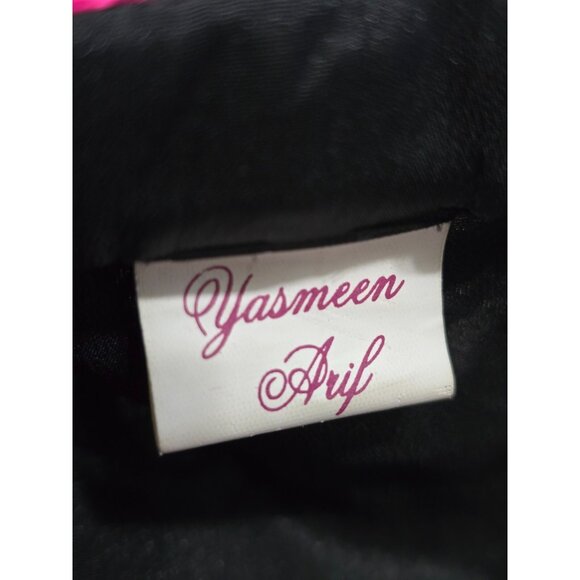 Yasmeen Arif Women's Embroidered Sequins Beaded Lace Sleeve Indian Kurta Dress - Picture 11 of 13